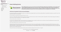 Desktop Screenshot of kineticpub.com