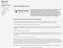 Tablet Screenshot of kineticpub.com